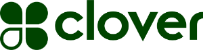 Green Clover logo with four leaf clover