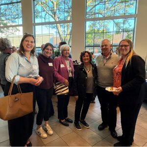 5 women and 1 man, Community members attending the 2025 Banking for the Community event.