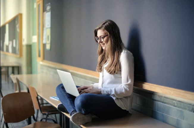 on-laptop-in-classroom